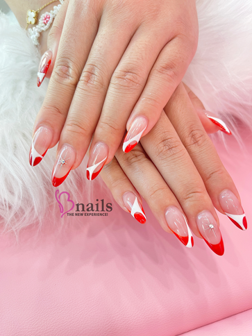 Gel manicure with glossy, long-lasting finish at Bnails Lubbock