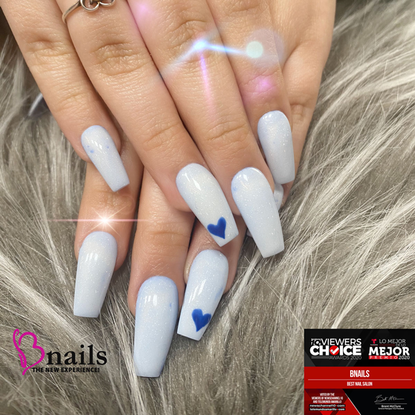 Client enjoying a relaxing manicure experience close to home
