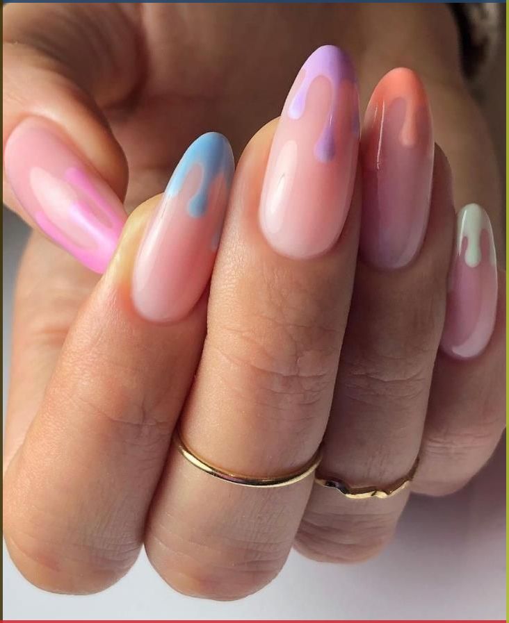 Spring-inspired pastel nails at Bnails