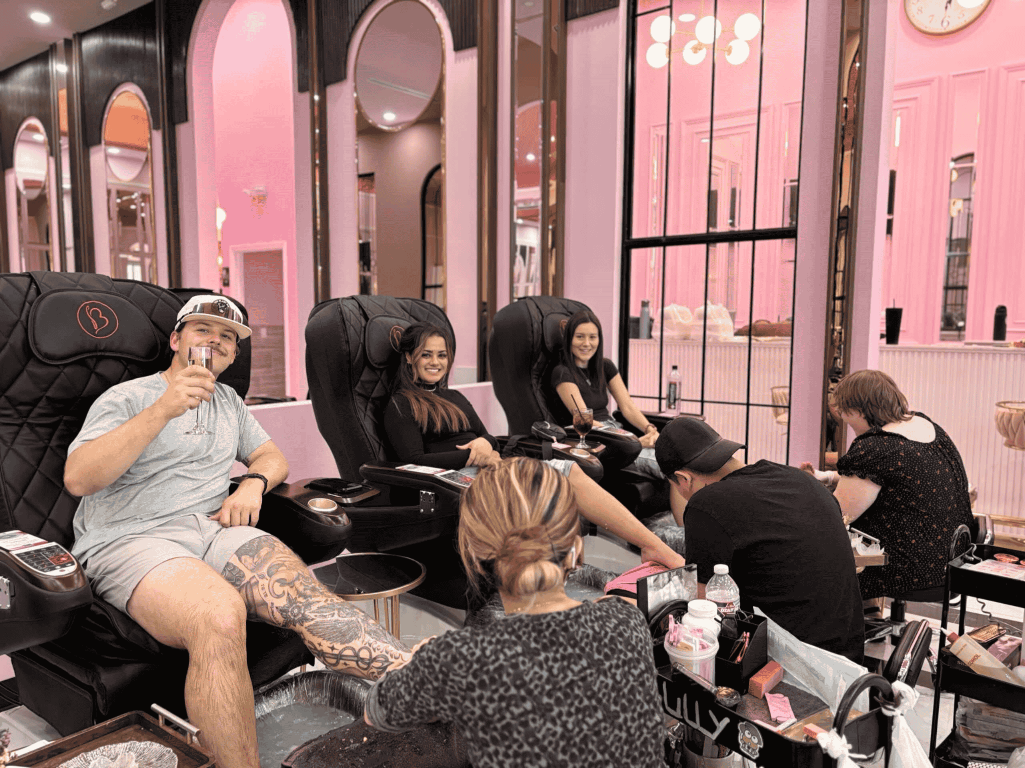 Halloween joy fills the salon air