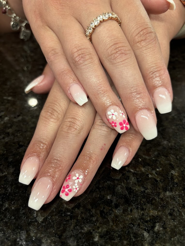 Spring floral nail art trend at Bnails