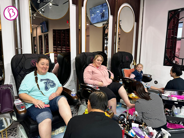 Professional manicure service at top-rated nail salon in Lubbock