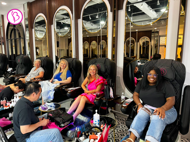 Organic nail salon offering luxury natural beauty treatments near me